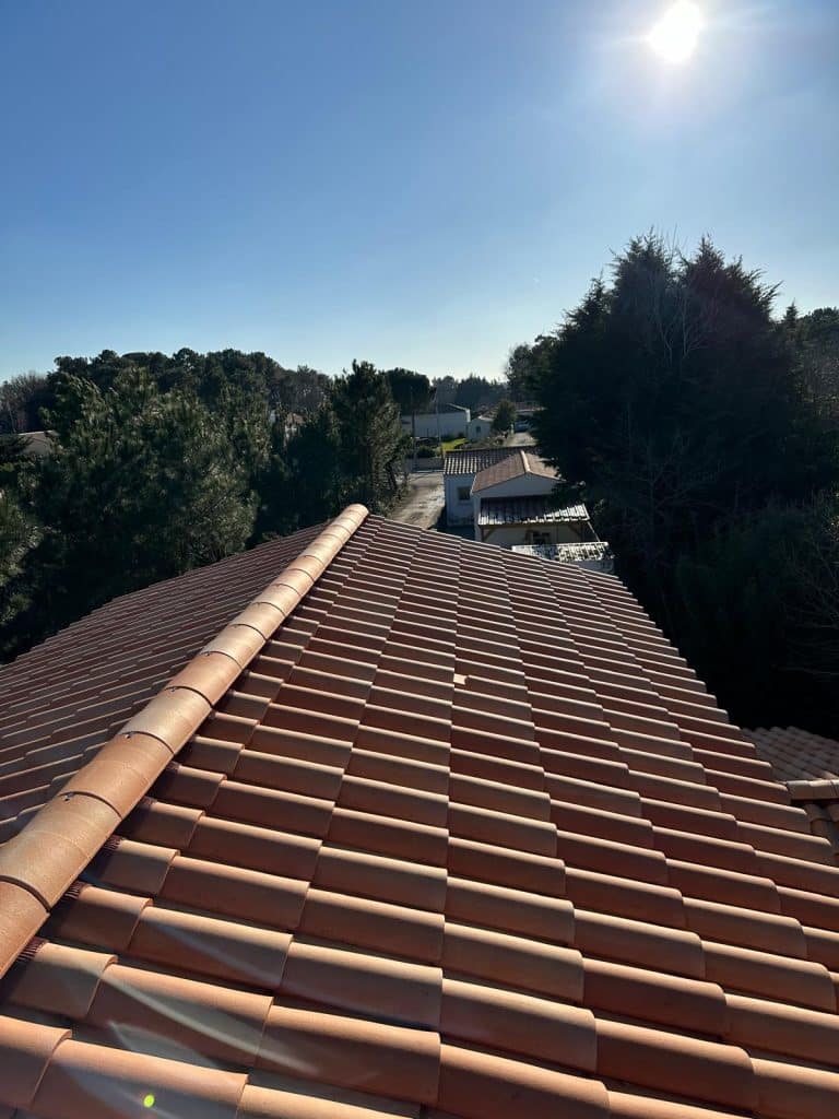 Rénovation d'une toiture de maison à Commequiers en Vendée